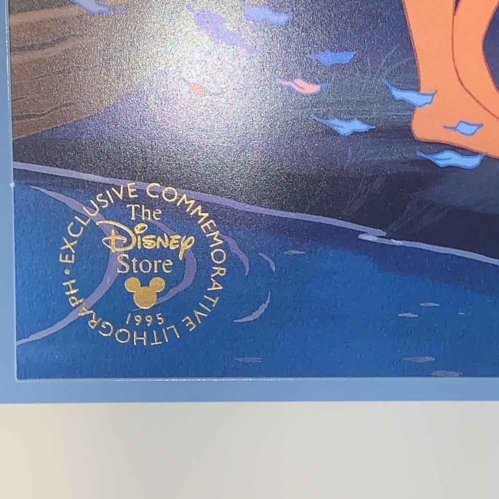 NiP Disney Pocahontas 1995 Exclusive Commemorative Lithograph 11x14 - Picture 4 of 8